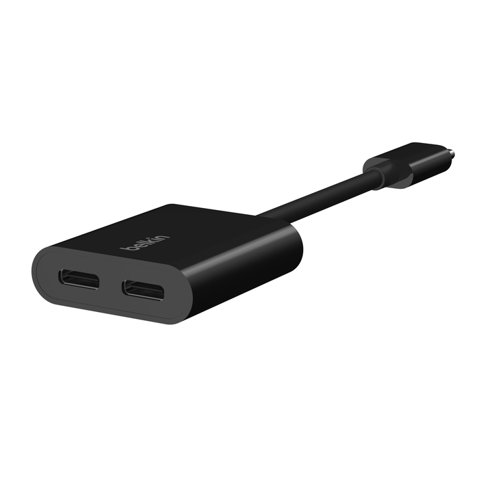 Adaptateur Lightning RockStar™ audio + recharge de Belkin