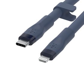 Cable USB-C con conector Lightning, Azul, hi-res