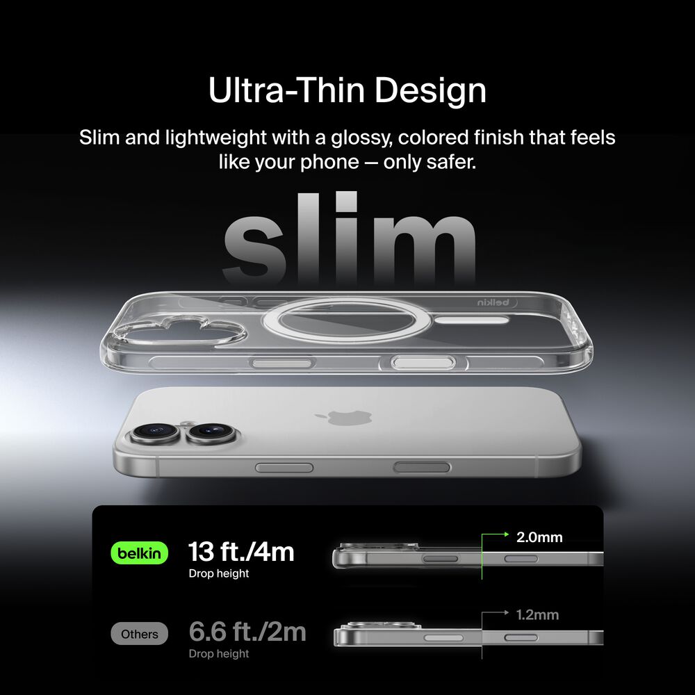 Clear Series Case for iPhone 17, Clear, hi-res