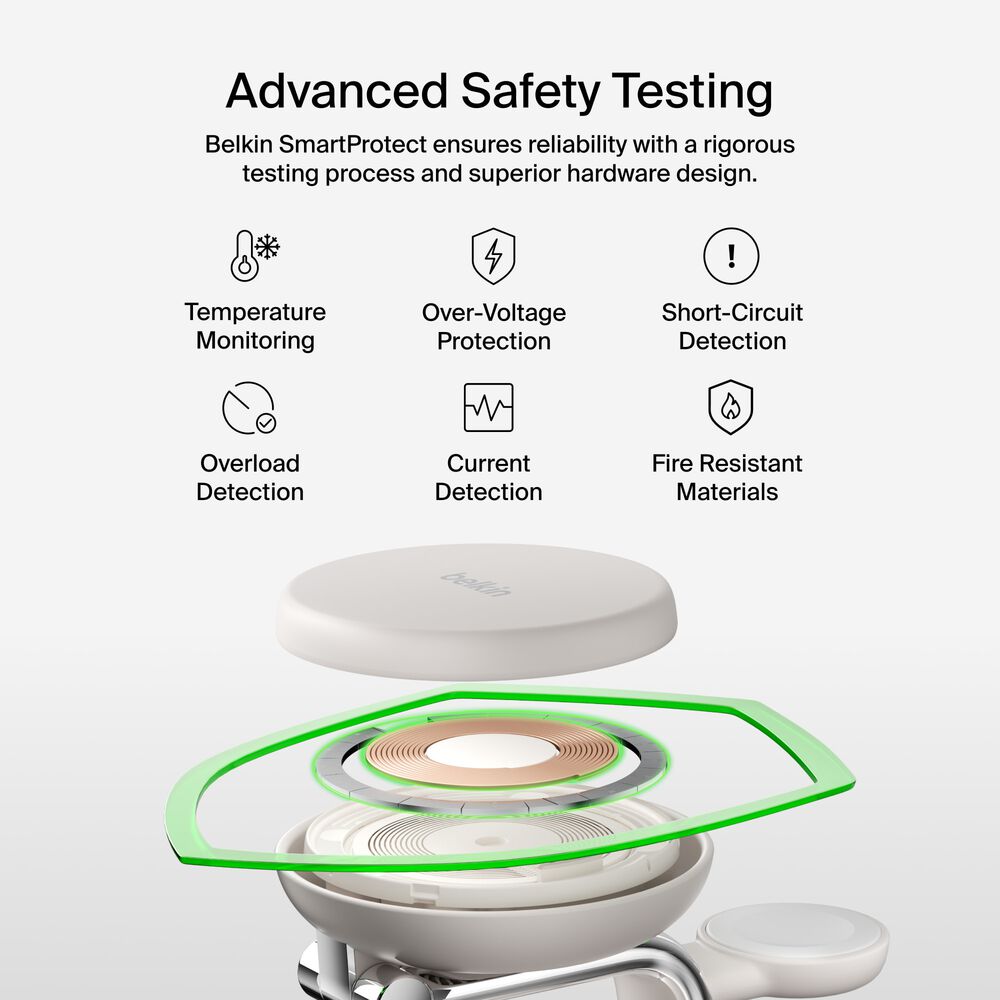 3-in-1 Magnetic Charging Dock with Qi2 25W, Sand, hi-res
