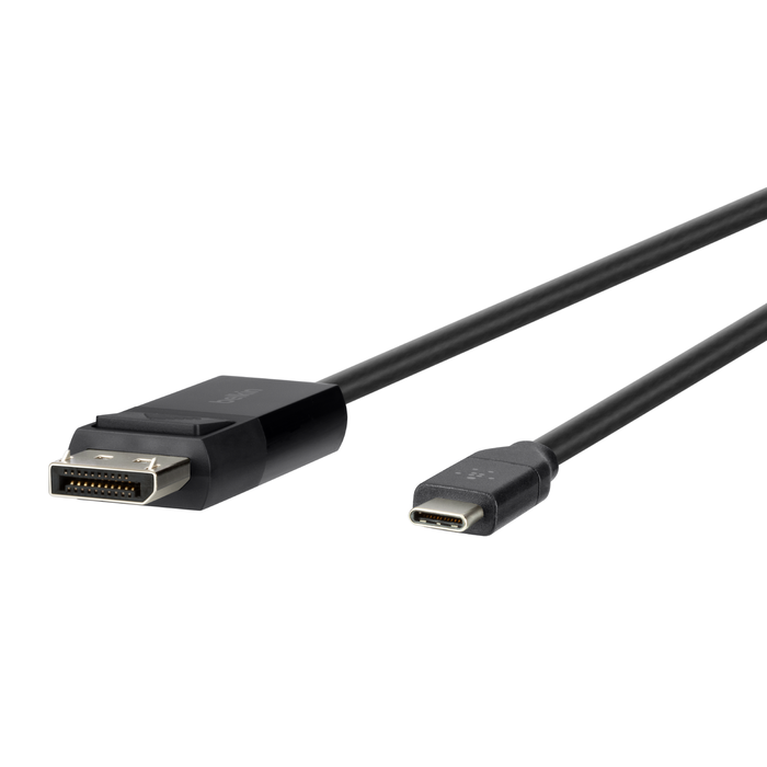 USB-C to DisplayPort Cable - USB C to DP Adapter - Active Cable  (Male-to-Male) - 4K Compatible - 2M/6.6 ft - VisionTek