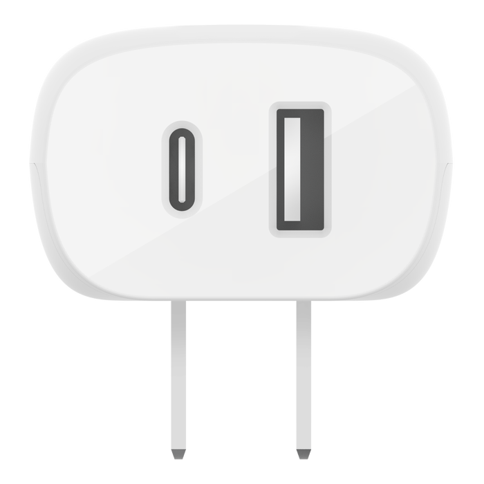Dual Wall Charger with PPS 37W, White, hi-res