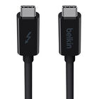 Thunderbolt 3 Cable (USB-C to USB-C) (3.3-ft/1-m) (USB Type-C), Black, hi-res