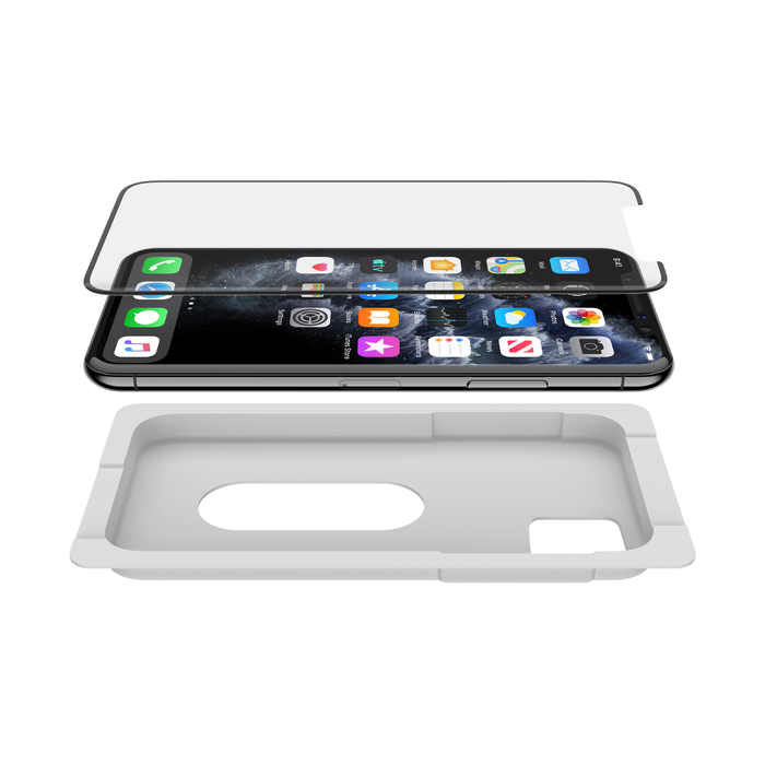 iPhone 11 Pro 專用 SCREENFORCE™ TemperedCurve 螢幕保護貼, Black, hi-res