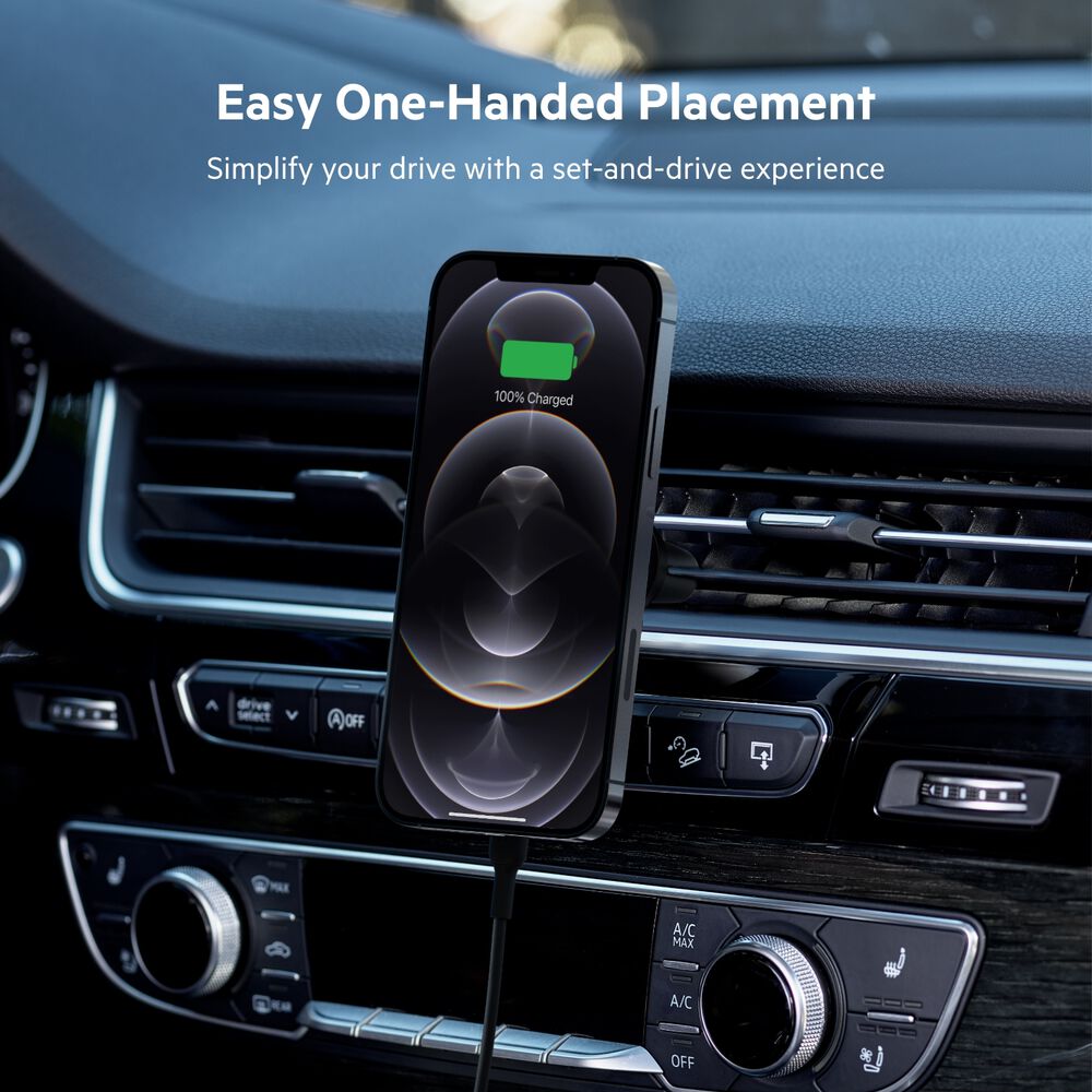 Magnetic Wireless Car Charger 10W, , hi-res