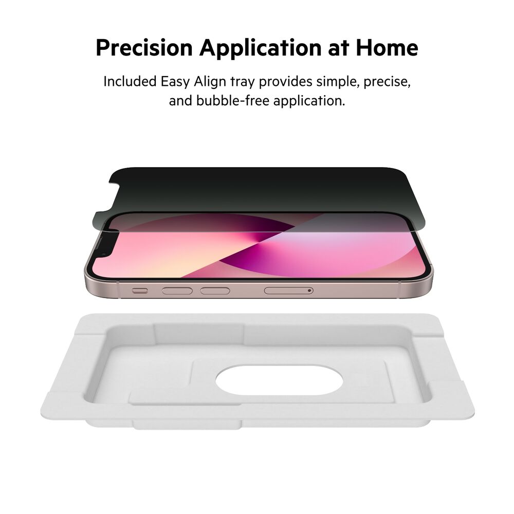 TemperedGlass Privacy Treated Screen Protector for iPhone 13 mini, , hi-res