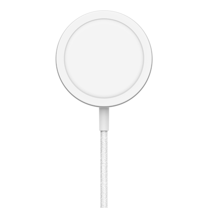 Portable Wireless Charger Pad with Official MagSafe Charging 15W, White, hi-res