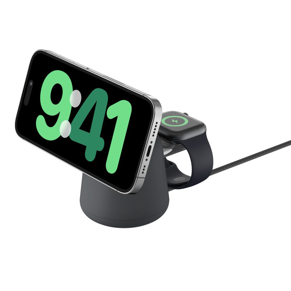 2-in-1 Wireless Charging Dock with MagSafe 15W | Belkin US