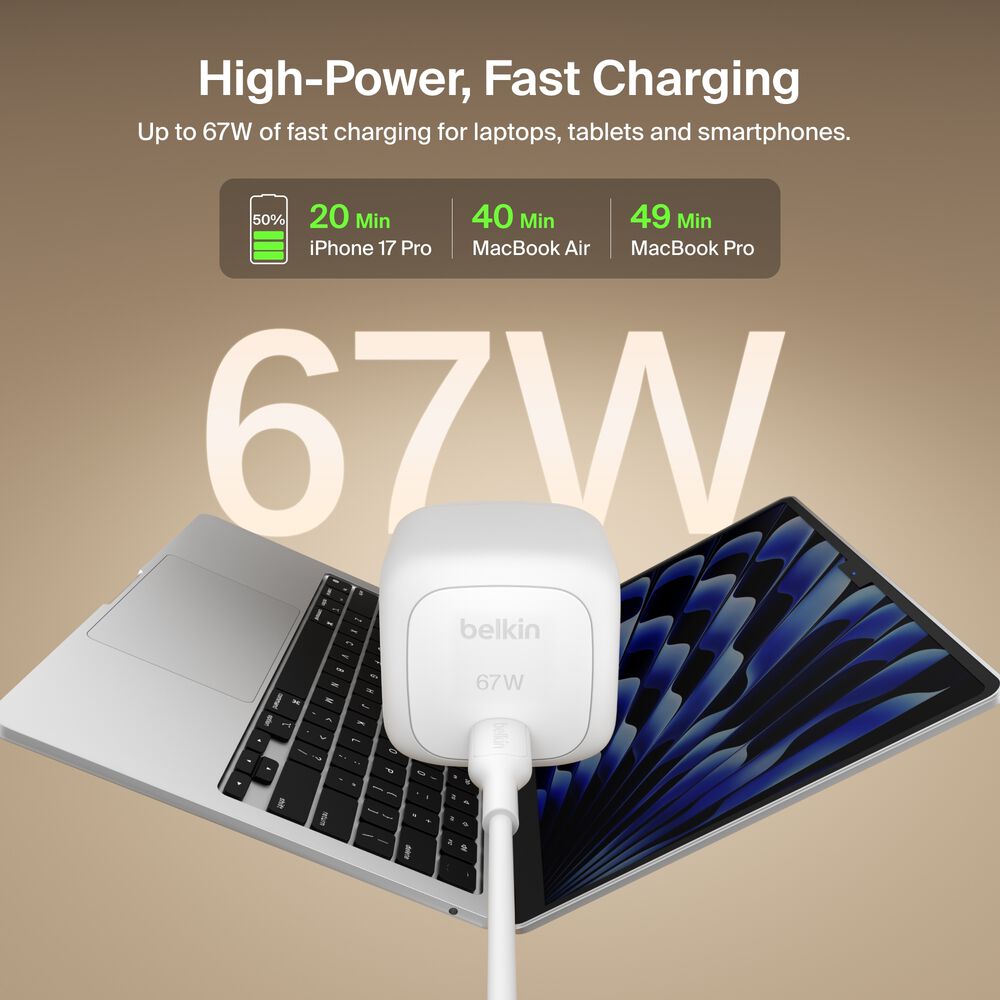 GaN Wall Charger 67W, , hi-res