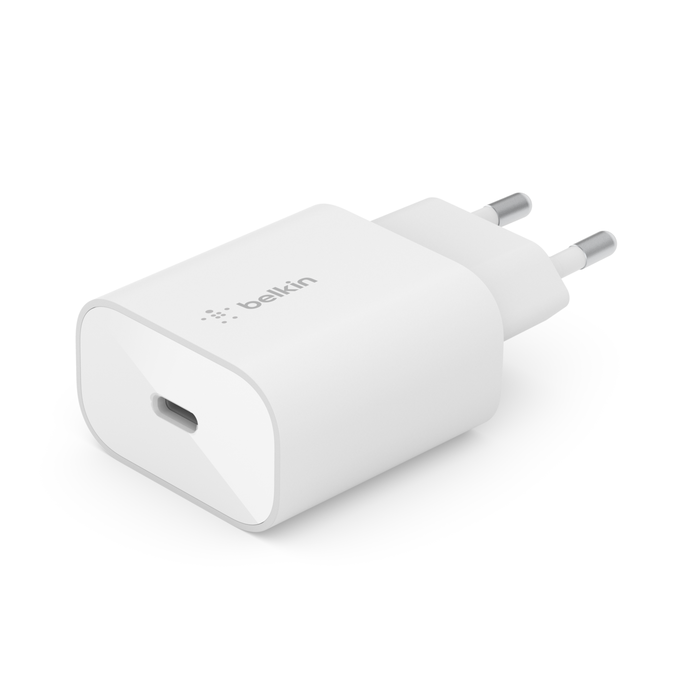 Cargador de pared USB-C PD 3.0 PPS de 25 W, Blanco, hi-res