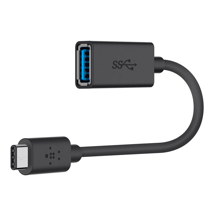 Adaptateur USB-C 3.0 vers USB-A (adaptateur USB-C), Noir, hi-res
