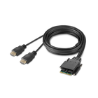 4-Port Dual Head HDMI Modular Secure KVM Switch PP4.0 W/ Remote, Schwarz, hi-res