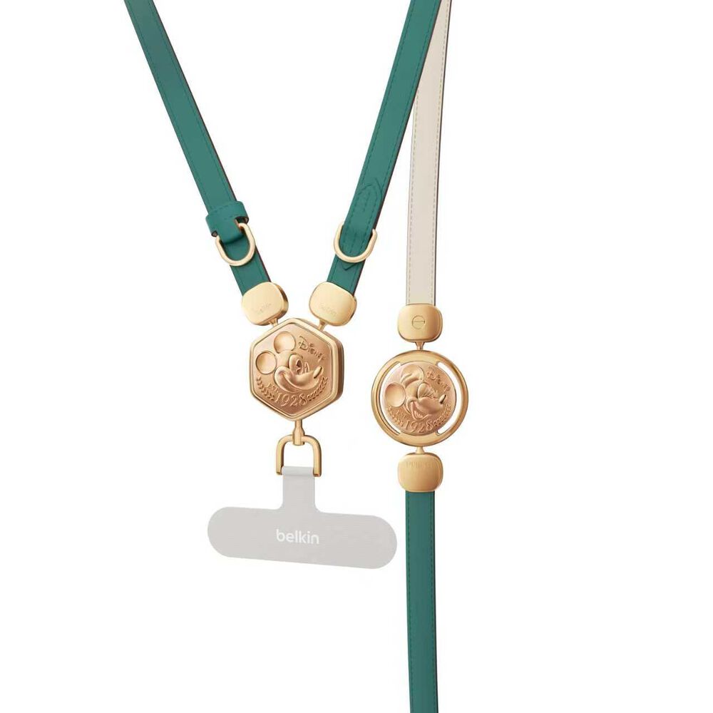 2-in-1 Leather Phone Strap with metallic embossed clasp (Disney Collection / Marvel Collection)