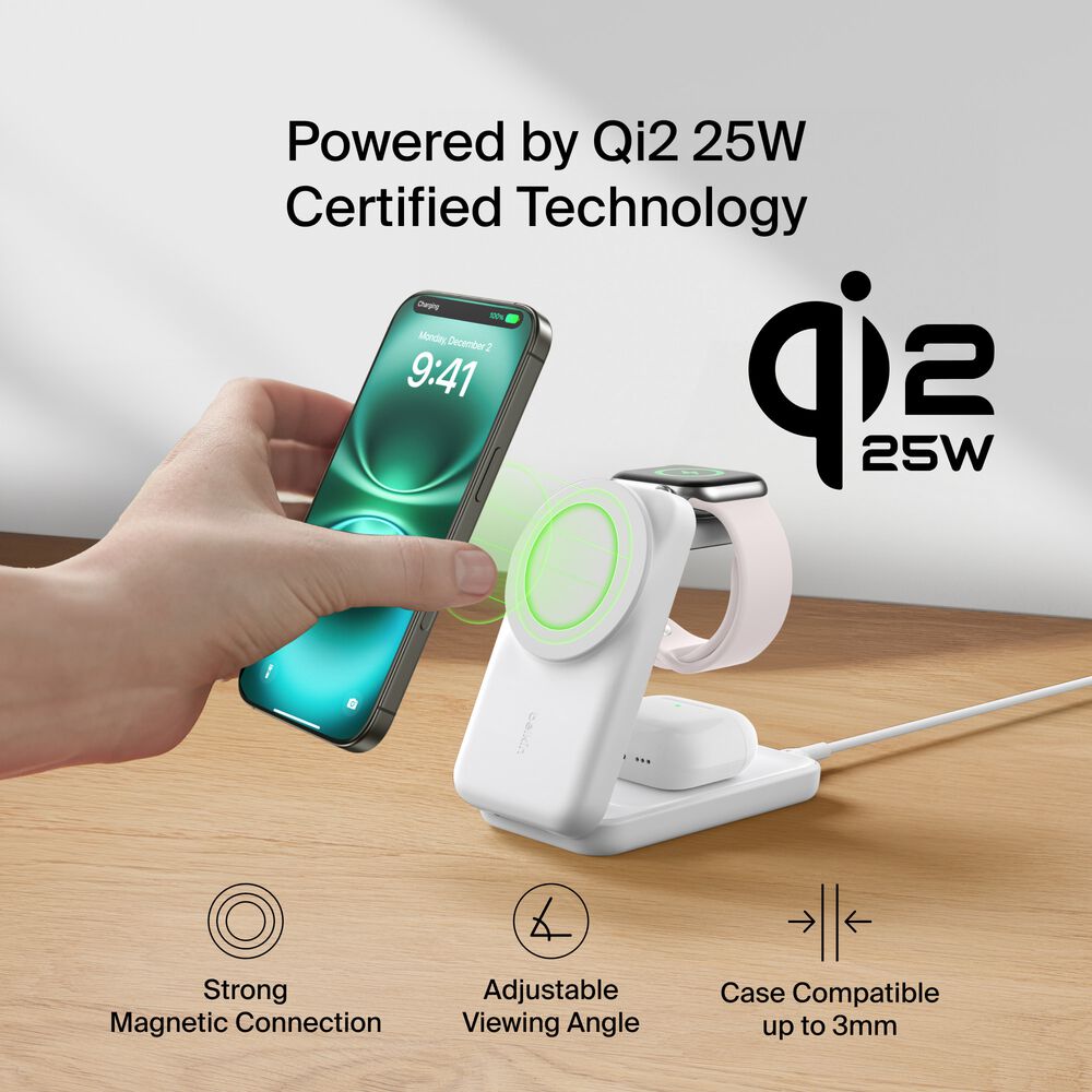 3-in-1 Foldable Magnetic Charger with Qi2 25W, , hi-res