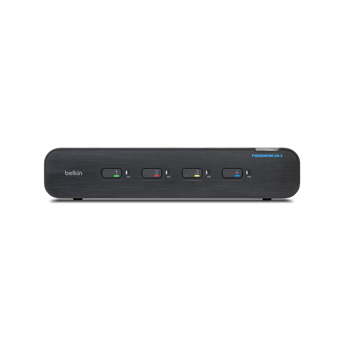 Universal Secure KVM Switch, 4 Port, Dual Head, , hi-res