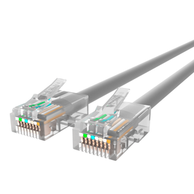 CAT6 Ethernet Patch Cable, RJ45, M/M, Gray, hi-res