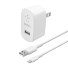 USB-A Wall Charger + Lightning Cable  (12W), , hi-res