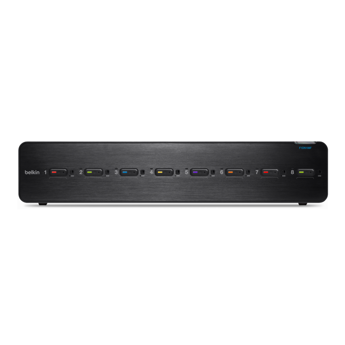 Secure DVI-I KVM Switch, 8-Port Dual-Head, with CAC, , hi-res