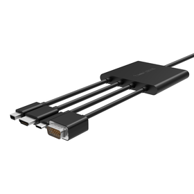 Multiport<sup>&reg;</sup> to HDMI<sup>&reg;</sup> Digital AV アダプタ<br>（VGA、USB-C、HDMI、Mini DisplayPort）