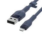 Cable USB-A con conector Lightning, Azul, hi-res