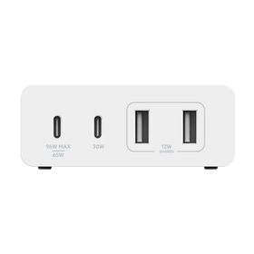 4-Port GaN Charger 108W, White, hi-res