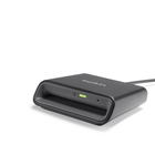 USB Smart Card / CAC Reader, Black, hi-res