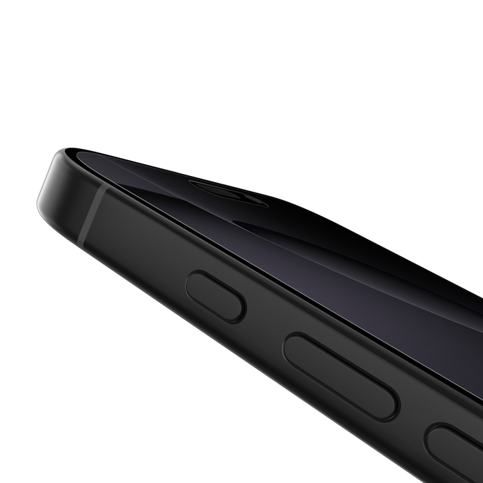 Protection D'écran Belkin InvisiGlass Privacy Pour IPhone 17 Pro Max - Filtre Confidentialité Latéral, Verre Trempé 9H, Pose Facile