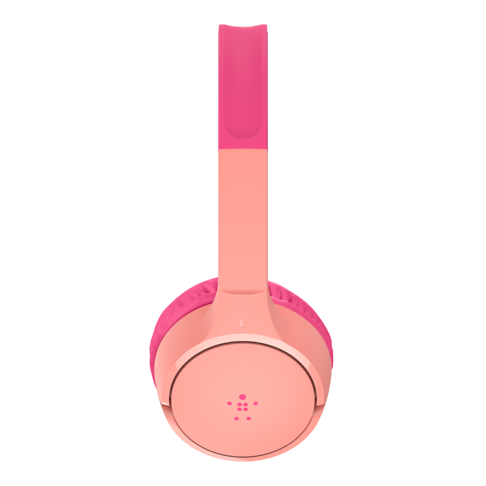 Casque audio sans fil circum-aural pour enfants, Rose, hi-res