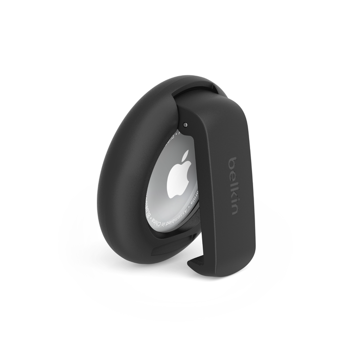 AirTag 專用保護套連登山扣, Black, hi-res