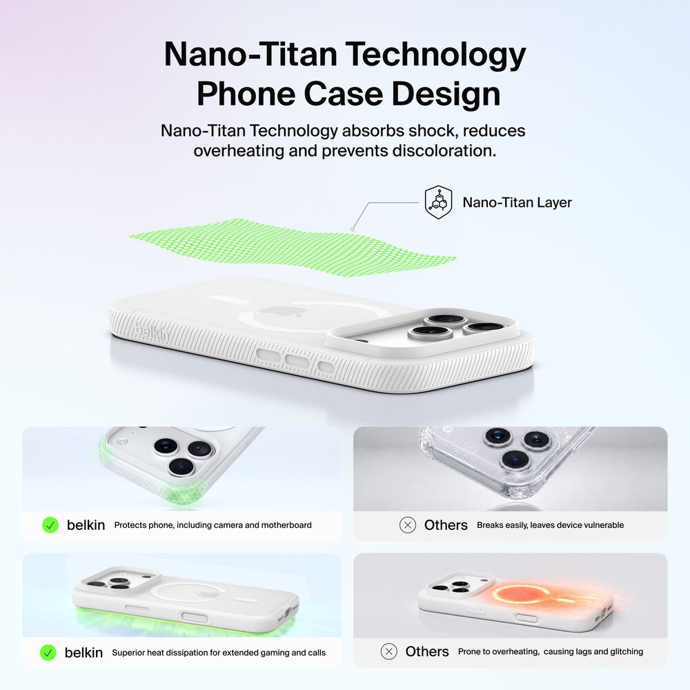 Grip Series Case for iPhone 18 Pro, Clear, hi-res