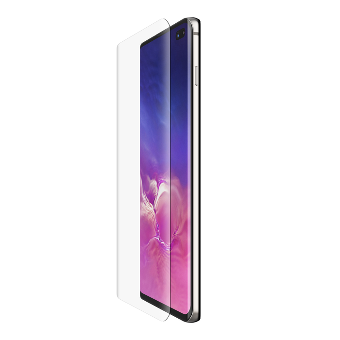 InvisiGlass™ Curve Screen Protector for Samsung Galaxy S10+, Black, hi-res