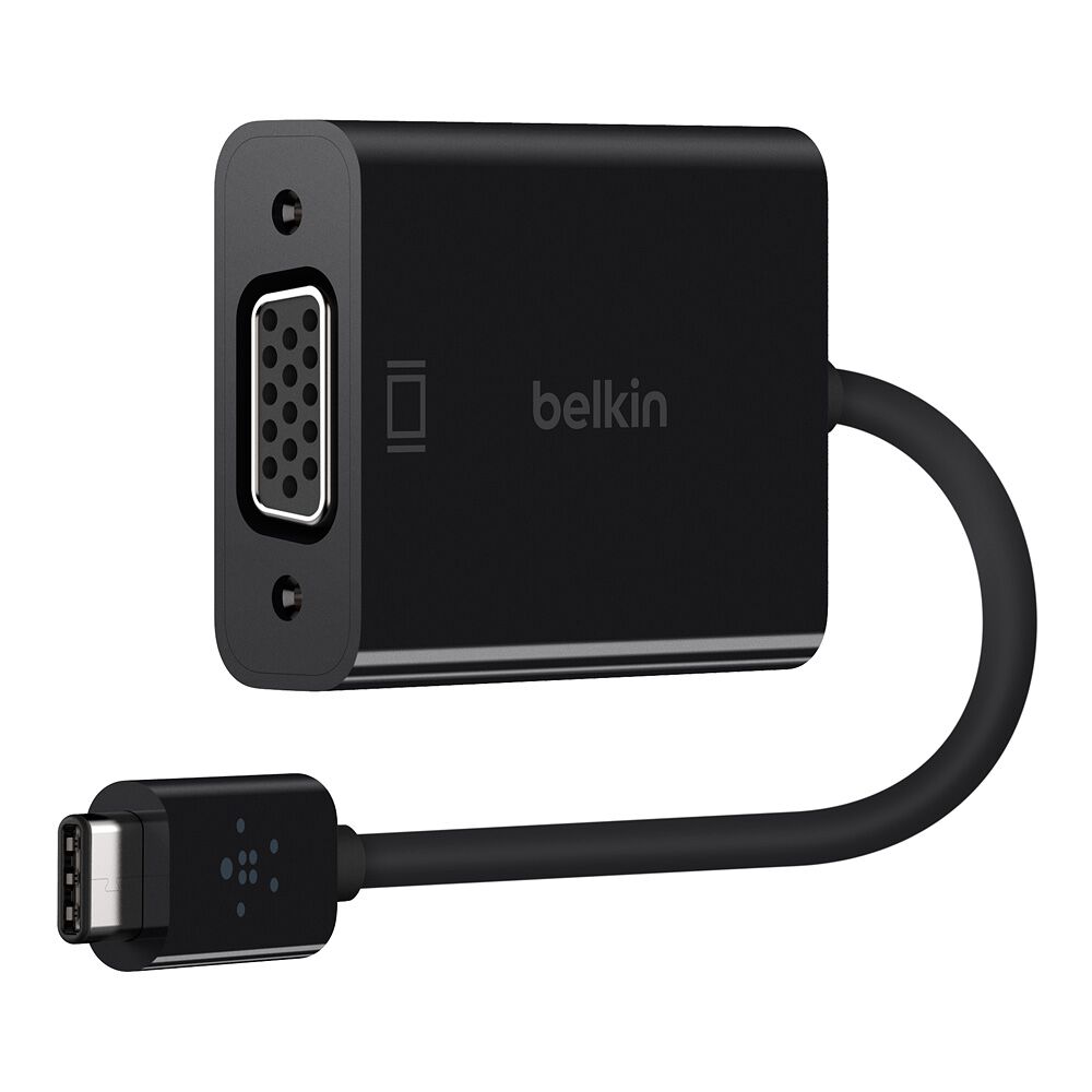 USB-C to VGA Adapter (USB Type-C), Black, hi-res