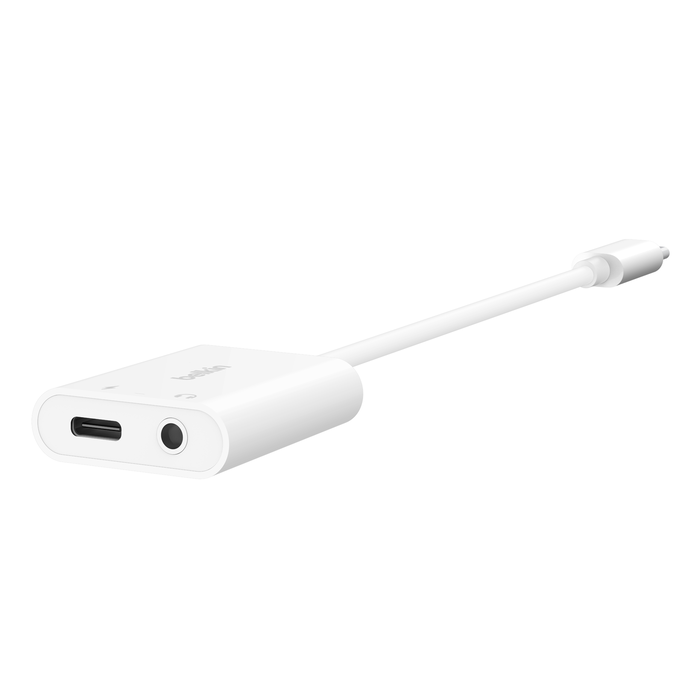 Adaptateur Audio Jack + charge pour iPhone