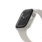 TemperedCurve 2-in-1 Treated Screen Protector + Bumper for Apple Watch Series 8/7, Clear, hi-res