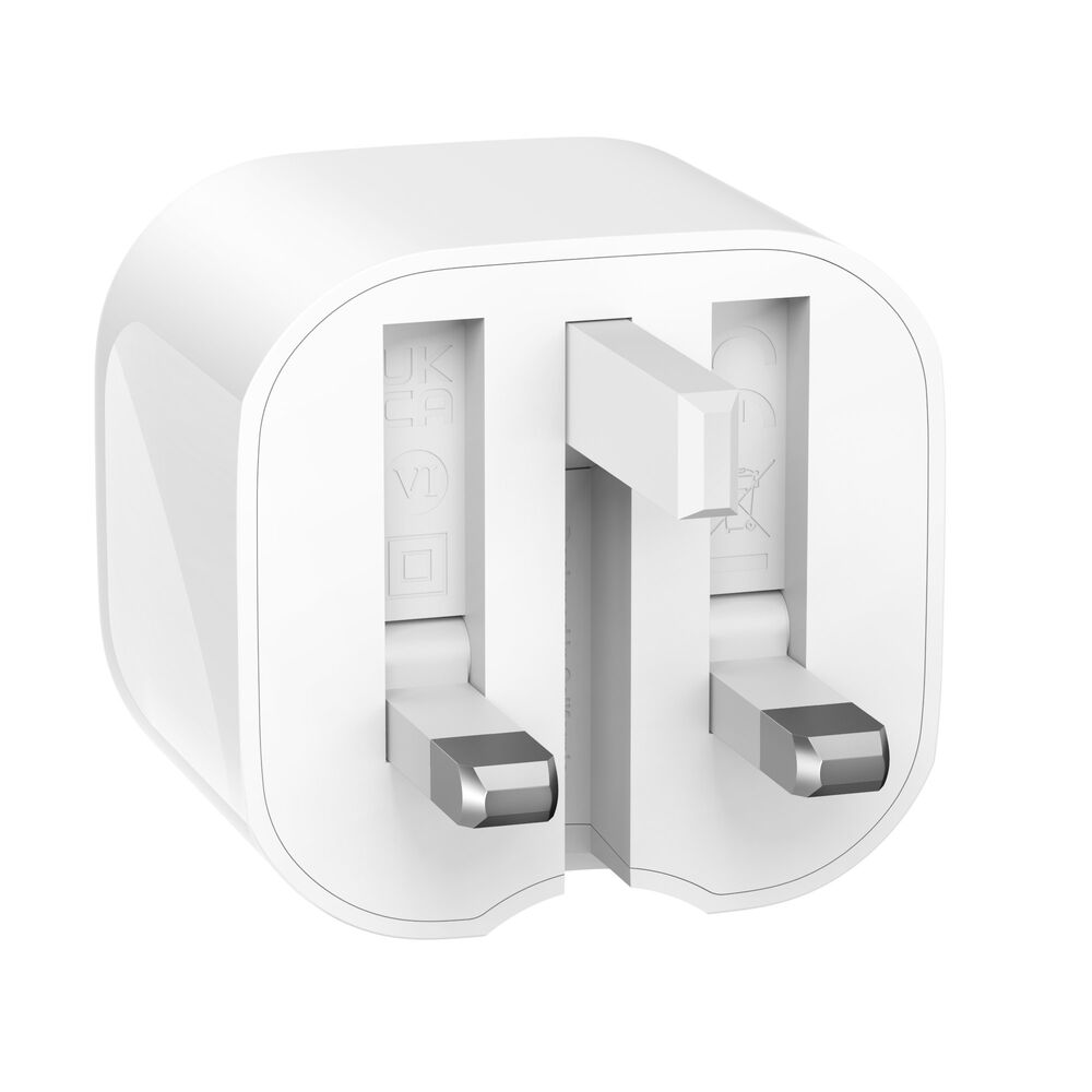 雙 USB-C GaN 充電器 50W, 白色的, hi-res