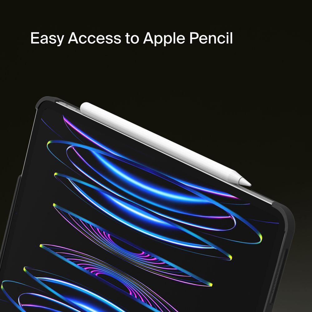 Pro Keyboard Case with Magnetic Stand for iPad Air 13" and iPad Pro 12.9", Black, hi-res