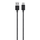 MIXIT↑™ Metallic USB-C to USB-A Charge Cable, Black, hi-res