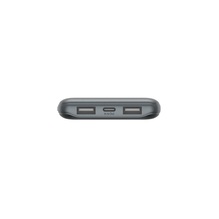 USB-C 便携式移动电源 10000mAh + USB-A 转 USB-C 线缆, 太空灰, hi-res