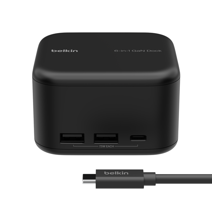 USB-C® 6-in-1 Mini Docking Station with HDMI®, Ethernet, USB and