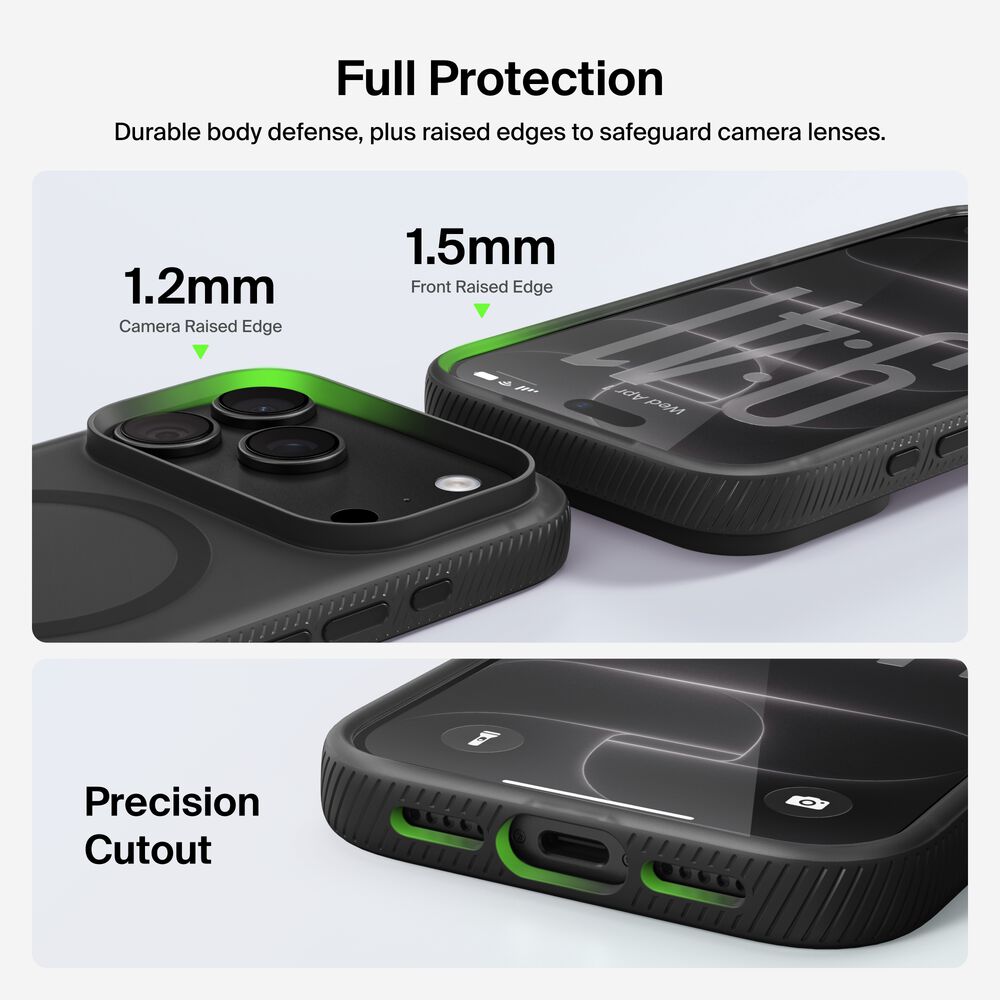Grip Series Case for iPhone 18 Pro / iPhone 17 Pro, Black, hi-res