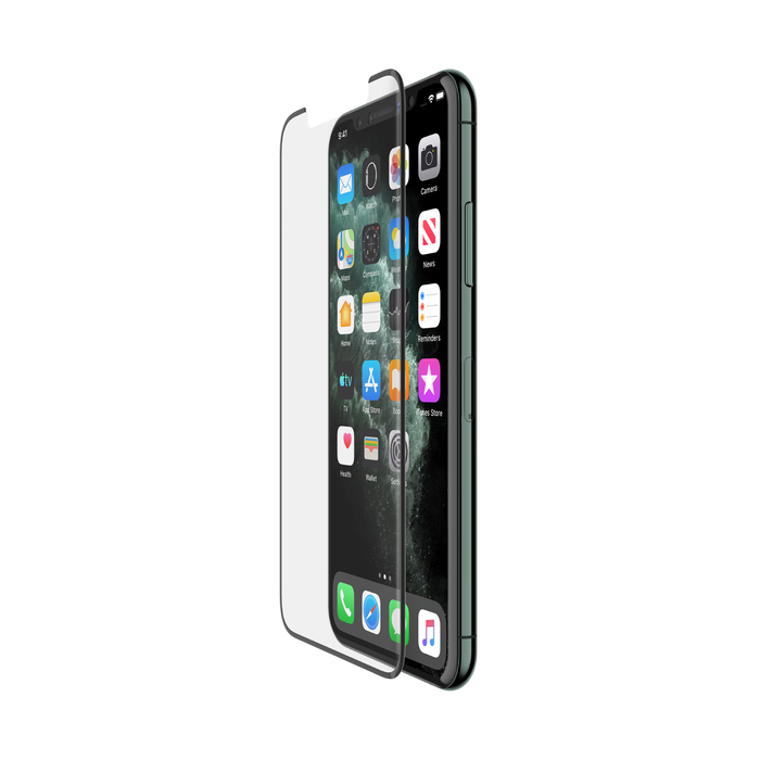 InvisiGlass UltraCurve Screen Protector for iPhone 11 Pro / iPhone X / iPhone Xs, Black, hi-res