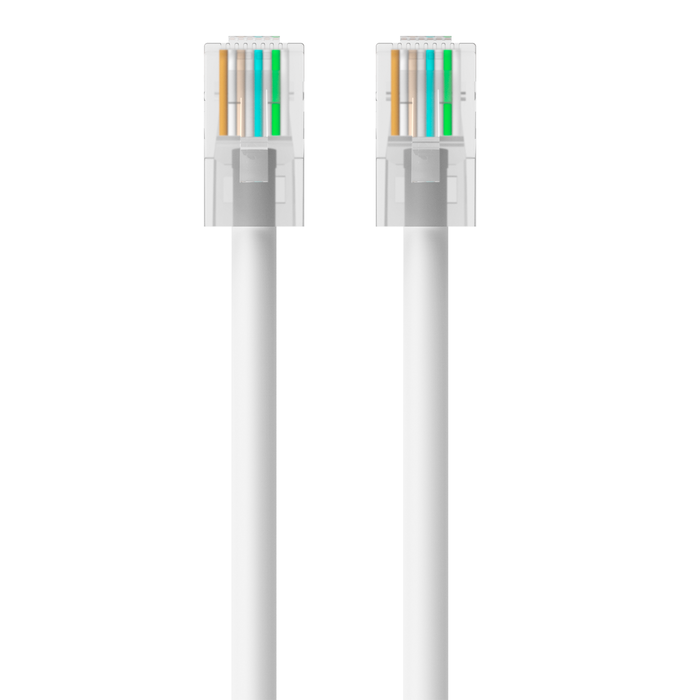 CAT6 Ethernet Patch Cable, RJ45, M/M, White, hi-res