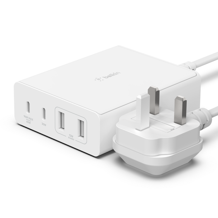 4-Port GaN Charger 108W, White, hi-res