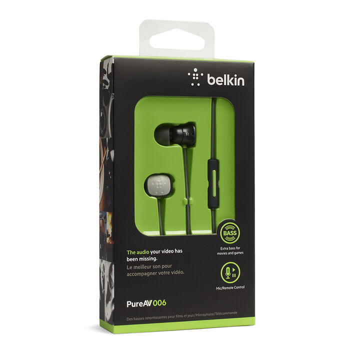 PureAV 006 In Ear Headphones, Black, hi-res