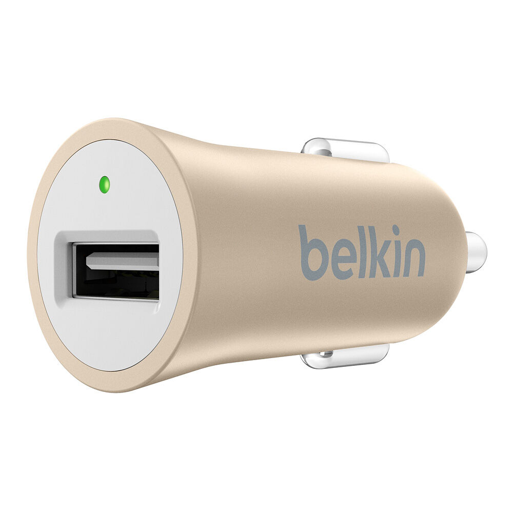 USB A Car Charger 2.4 amps Metallic Belkin