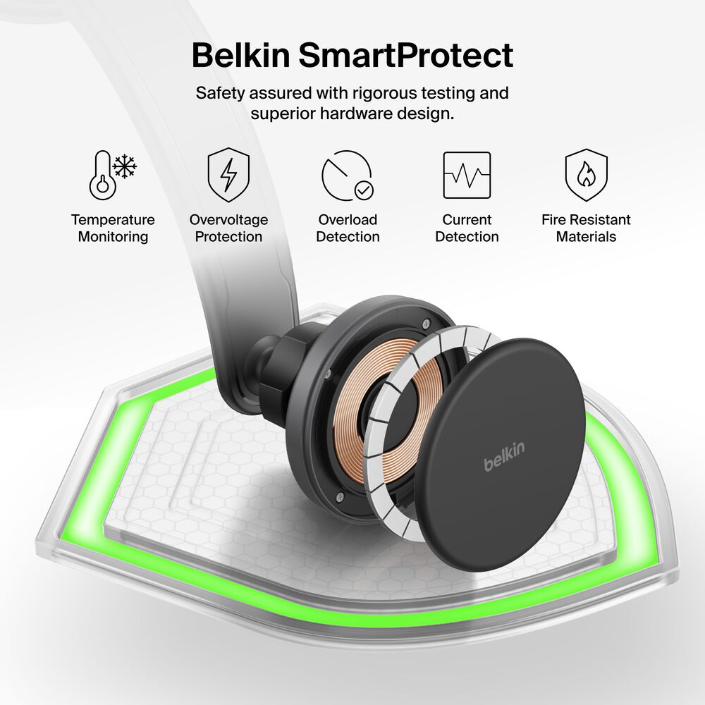 Magnetic Wireless Charging Car Dash Mount, , hi-res