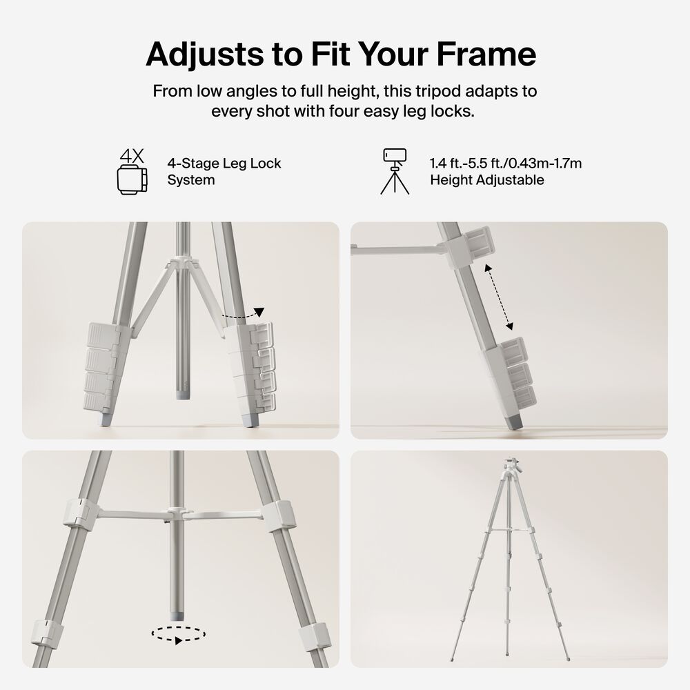 Tripod Stand, Sand, hi-res