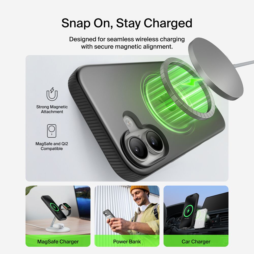 Grip Series Case for iPhone 17, Black, hi-res