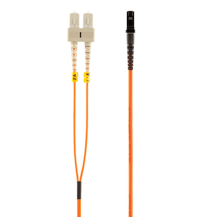 Multimode Duplex Fiber Patch Cable, SC-MTRJ, , hi-res