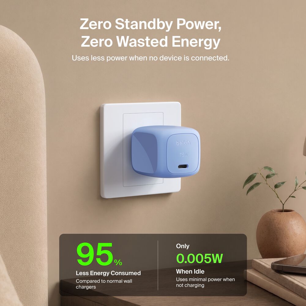 GaN Wall Charger 75W, , hi-res